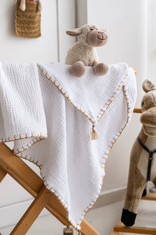 organic cotton Muslin Baby blanket