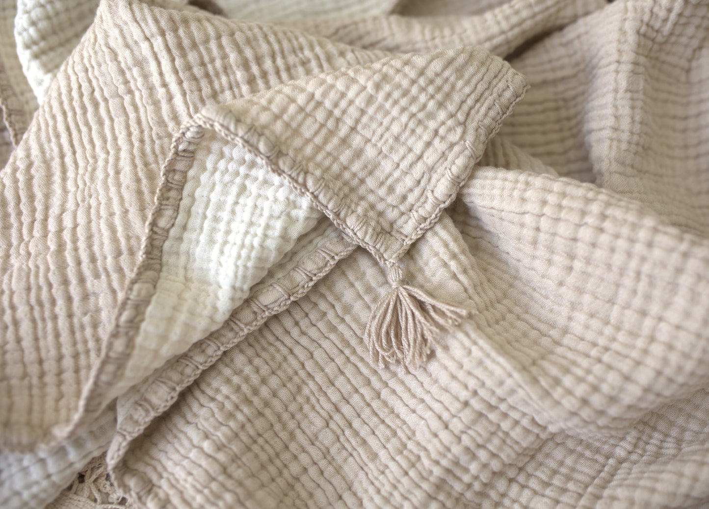 organic cotton bed throw blanket