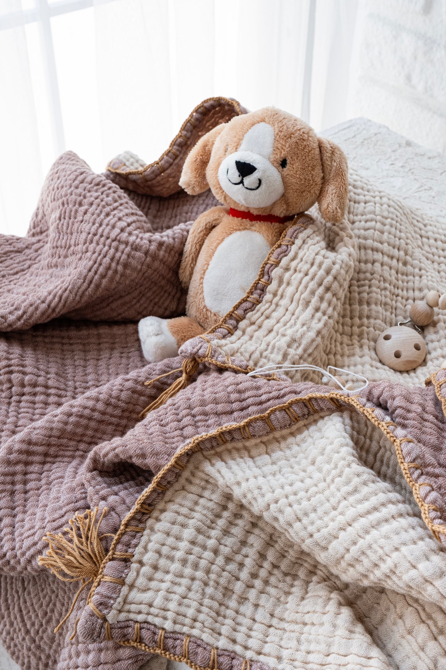 Super soft gauze swaddle baby blanket