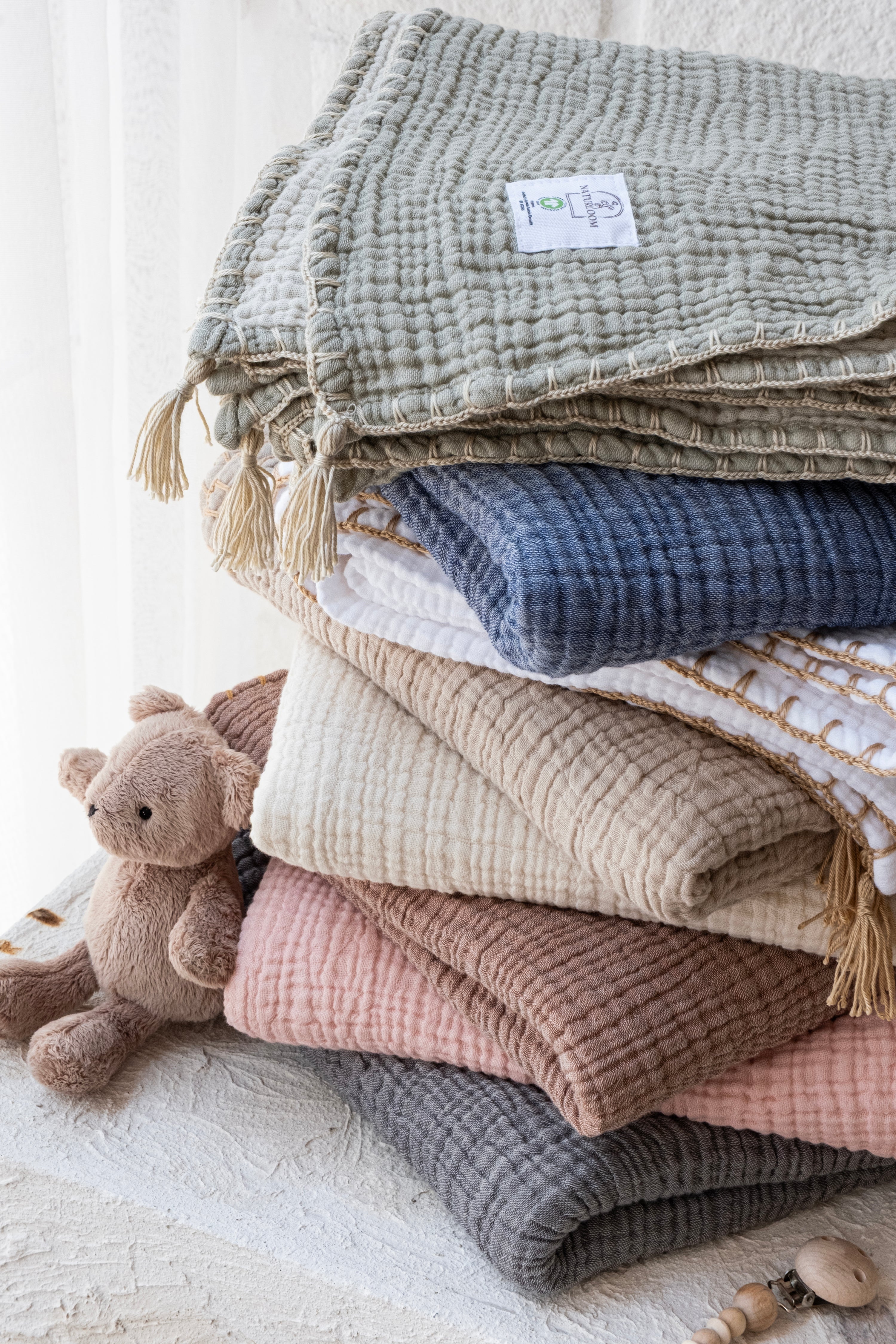 premium muslin cotton blanket for baby comfort