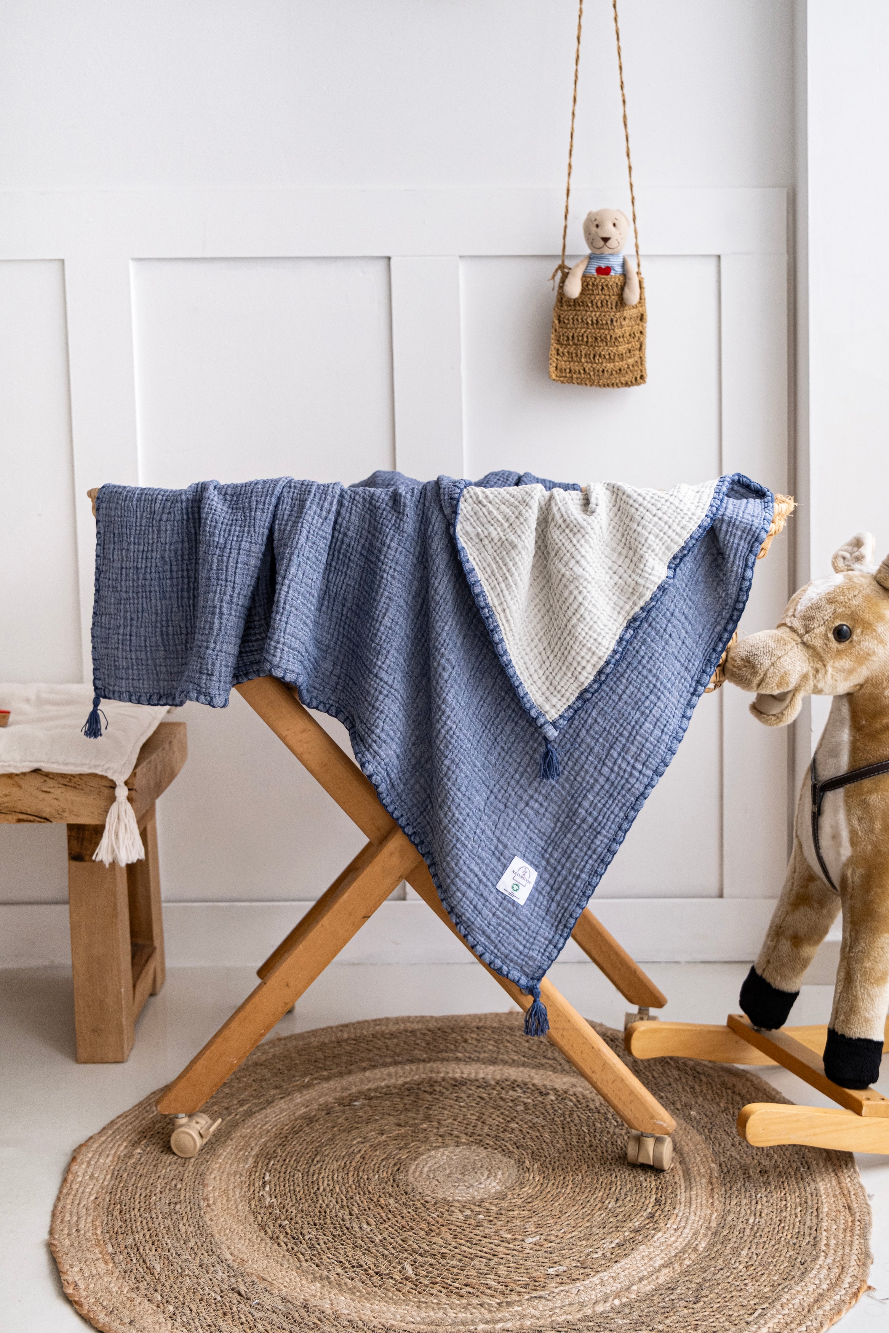 unique baby shower gift muslin blanket