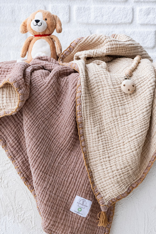 breathable gauze baby blanket