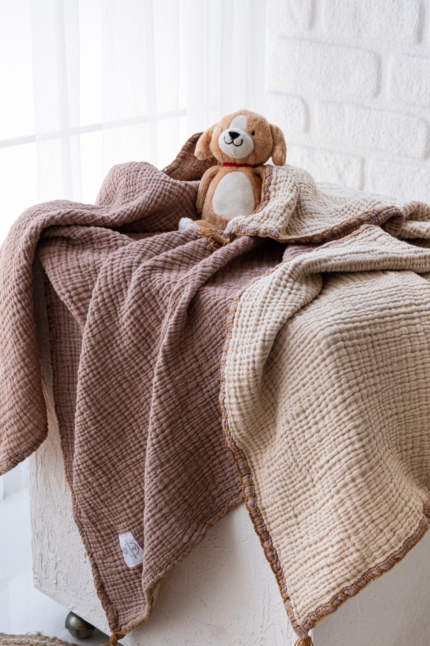 Soft baby blanket for sensitive skin