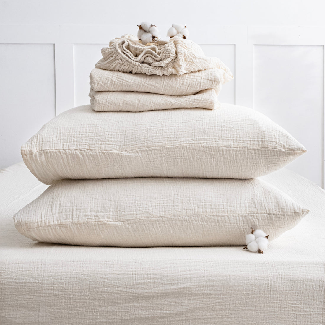 muslin bed sheets