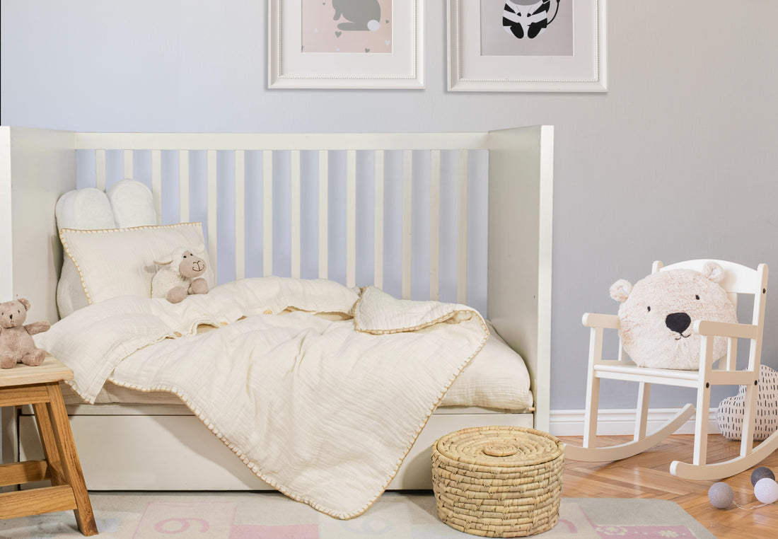 ivory organic baby bedding set