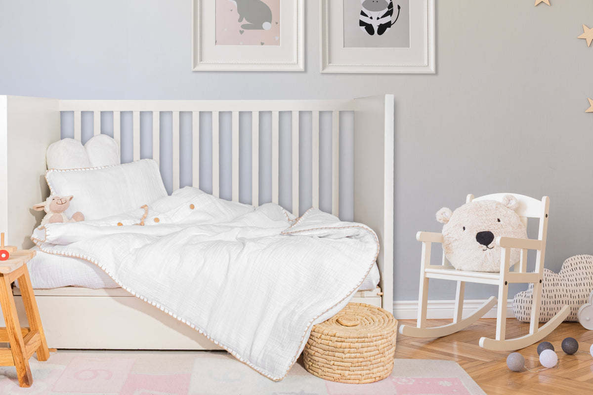 organic muslin baby bedding
