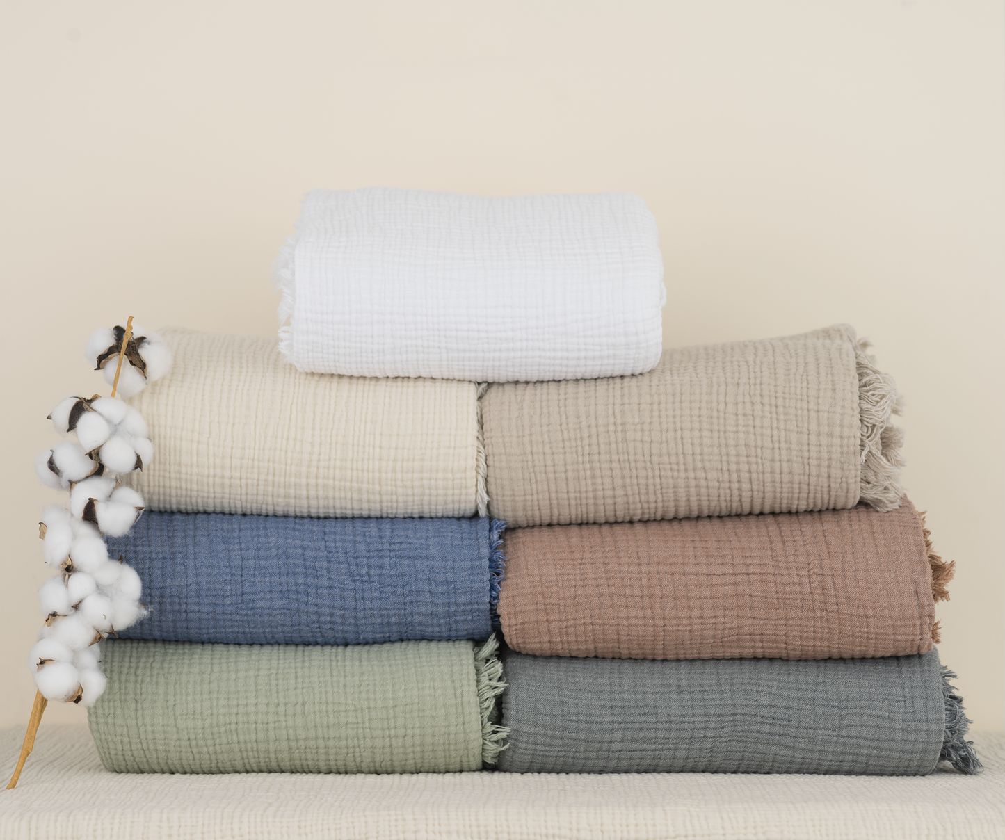 muslin bed cover