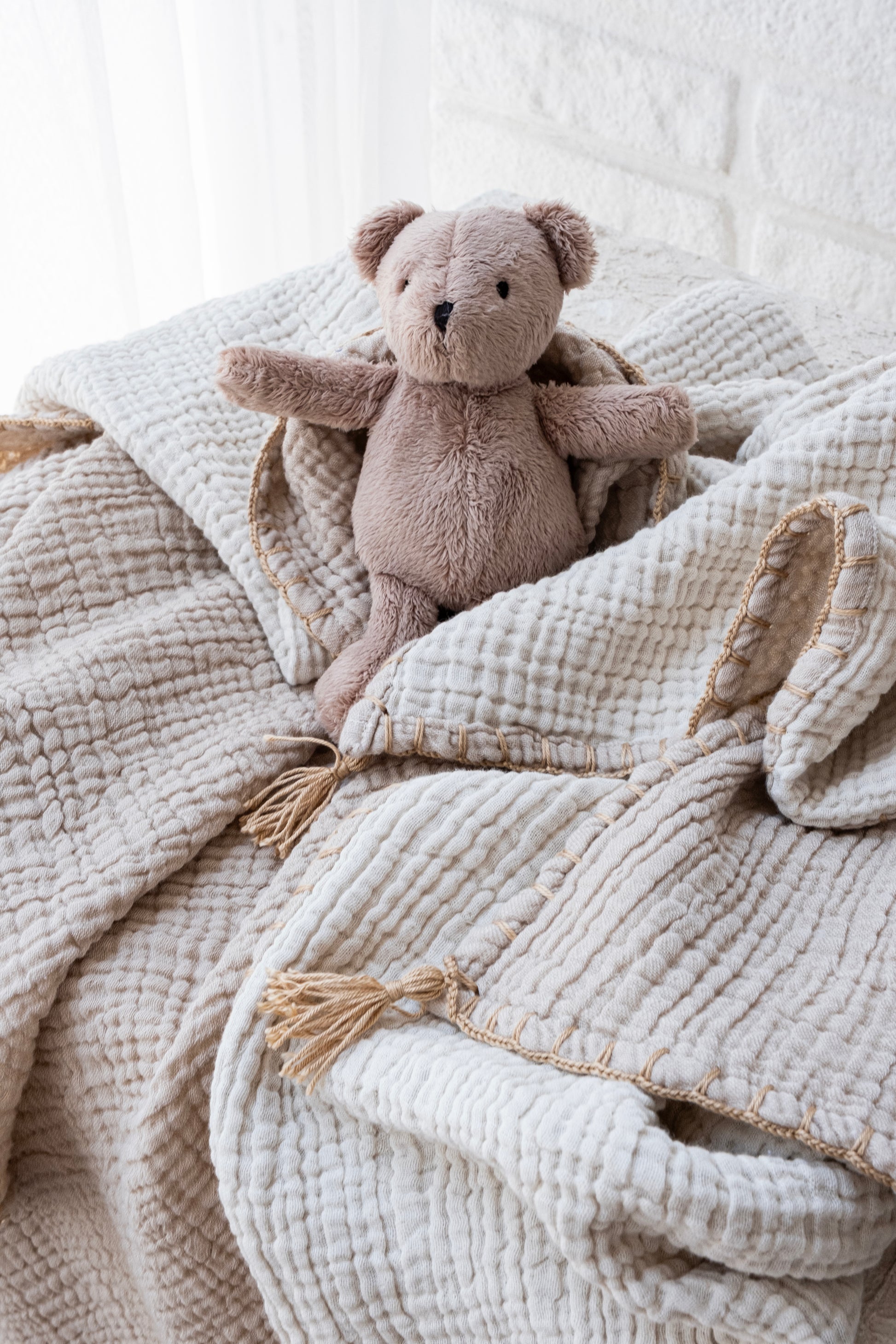 Soft muslin newborn blanket