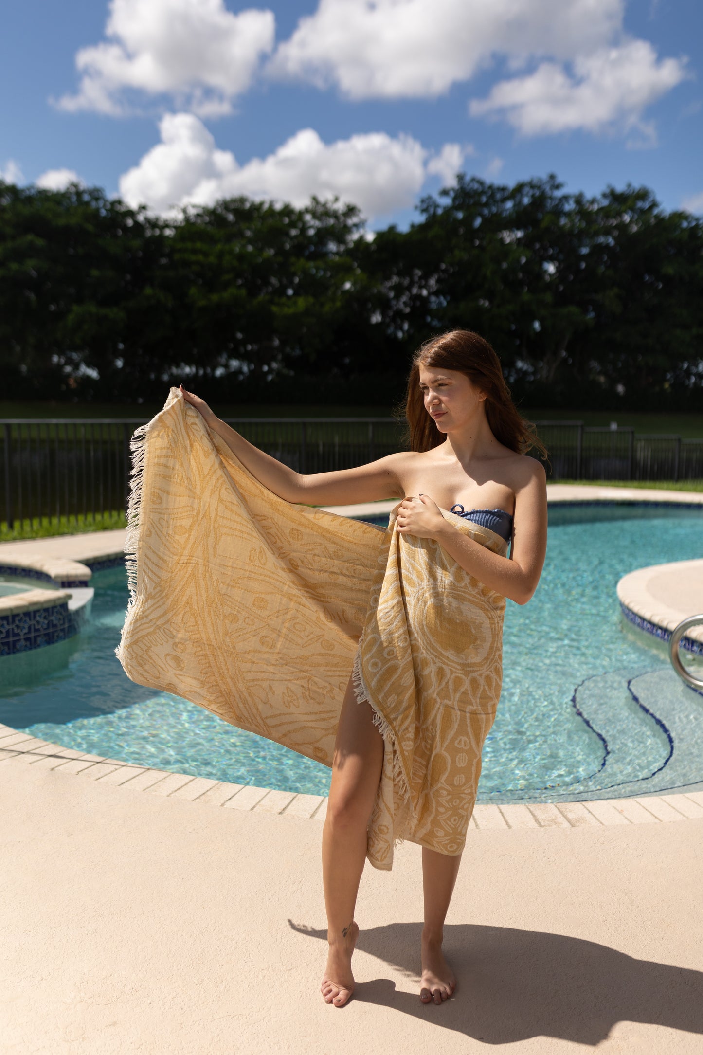 Soft organic bath towels