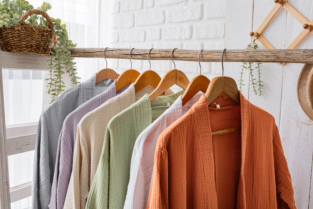 Organic Breathable Cotton Robe Color Chart