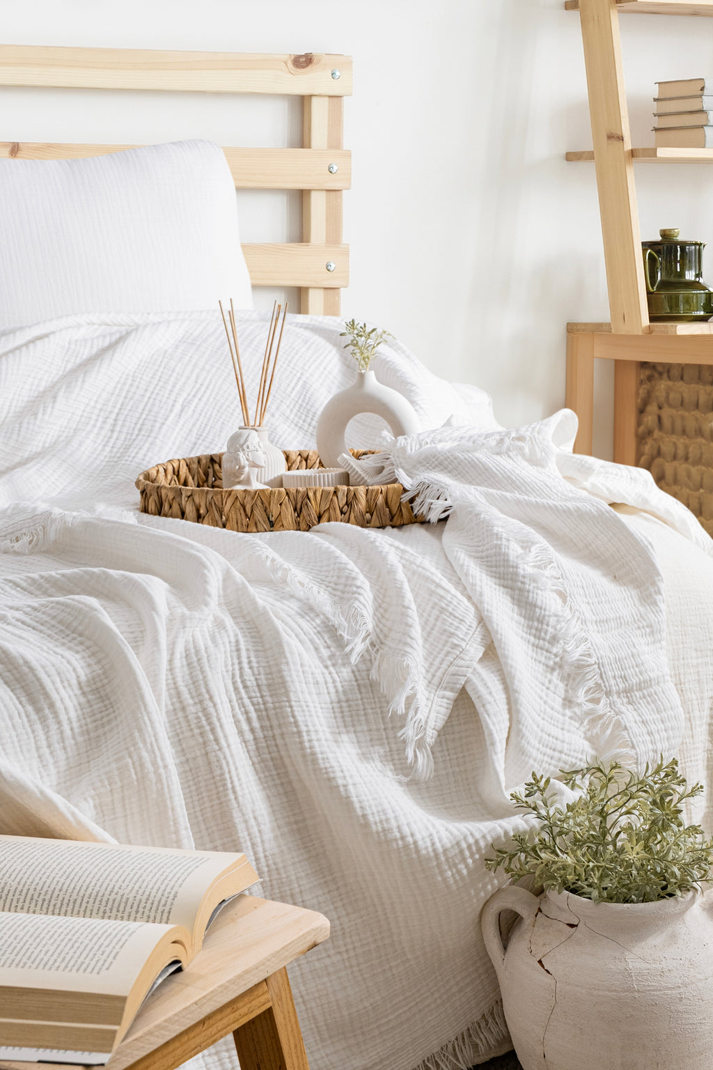 Organic muslin fabric
