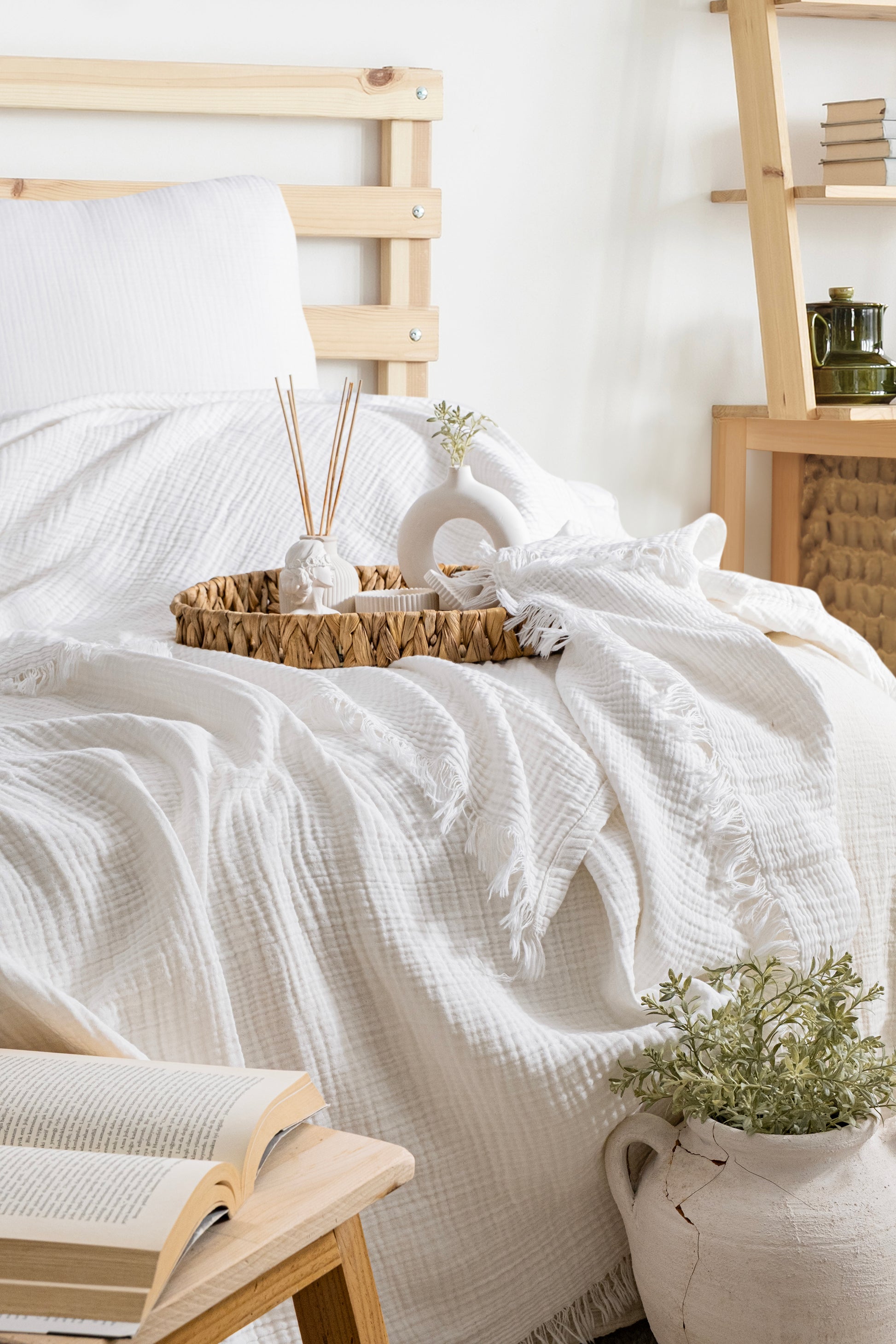 Organic muslin fabric