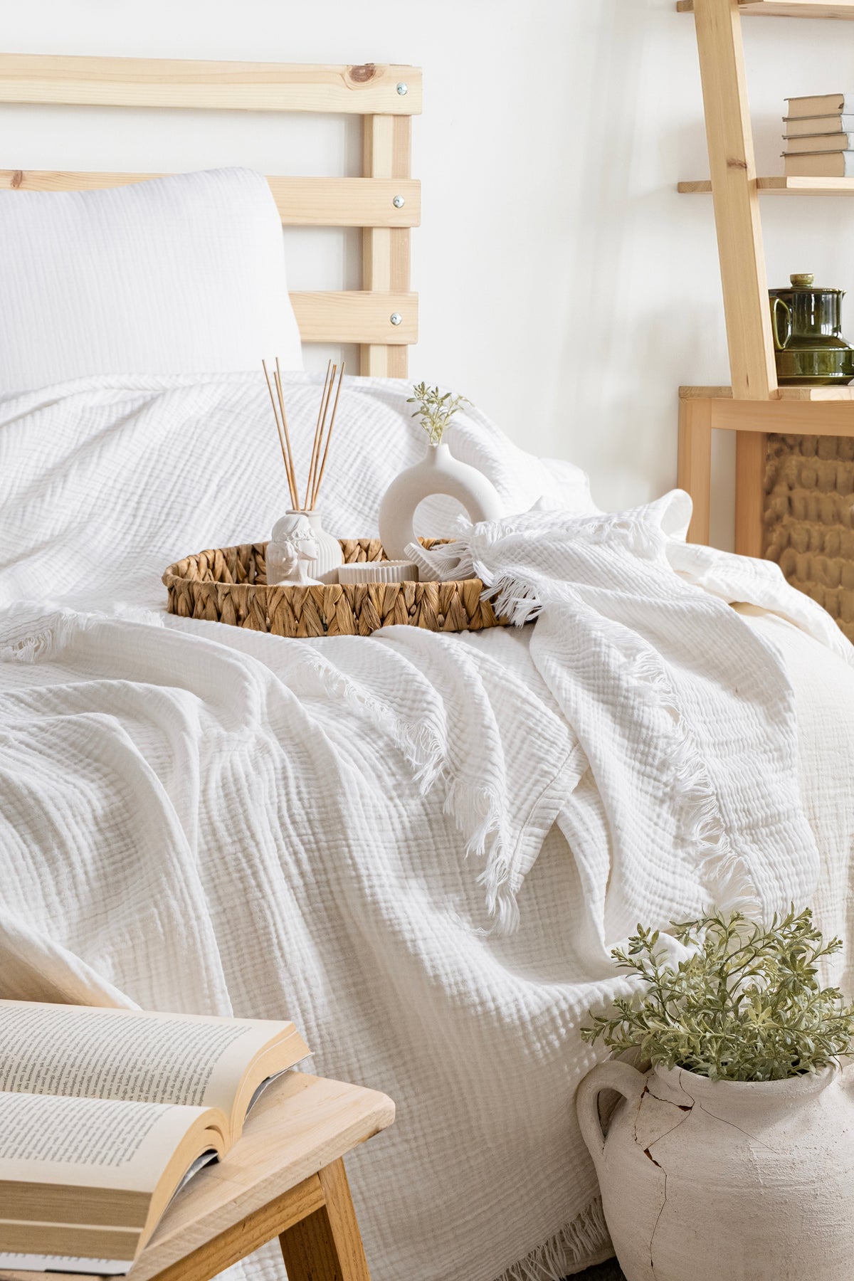 Organic muslin fabric