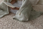 breathable organic muslin cotton blanket for summer