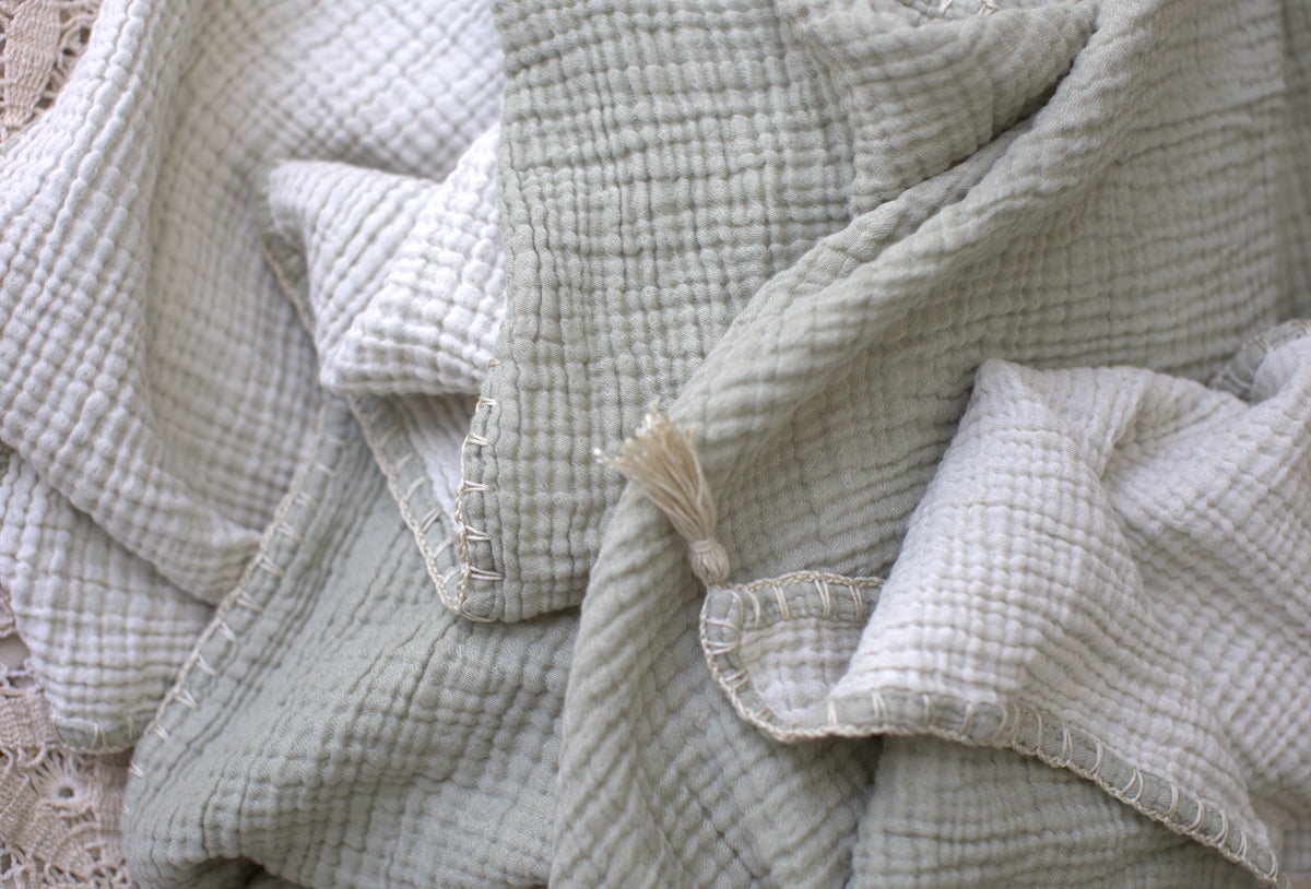 Sage Green Throw Blanket
