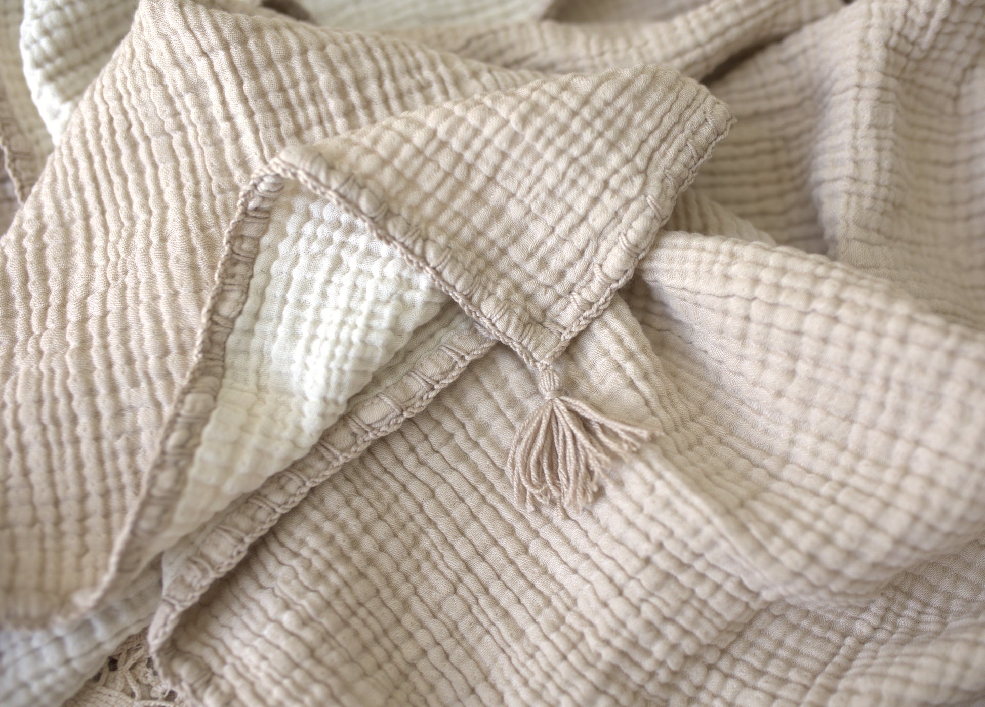 organic cotton bed throw blanket