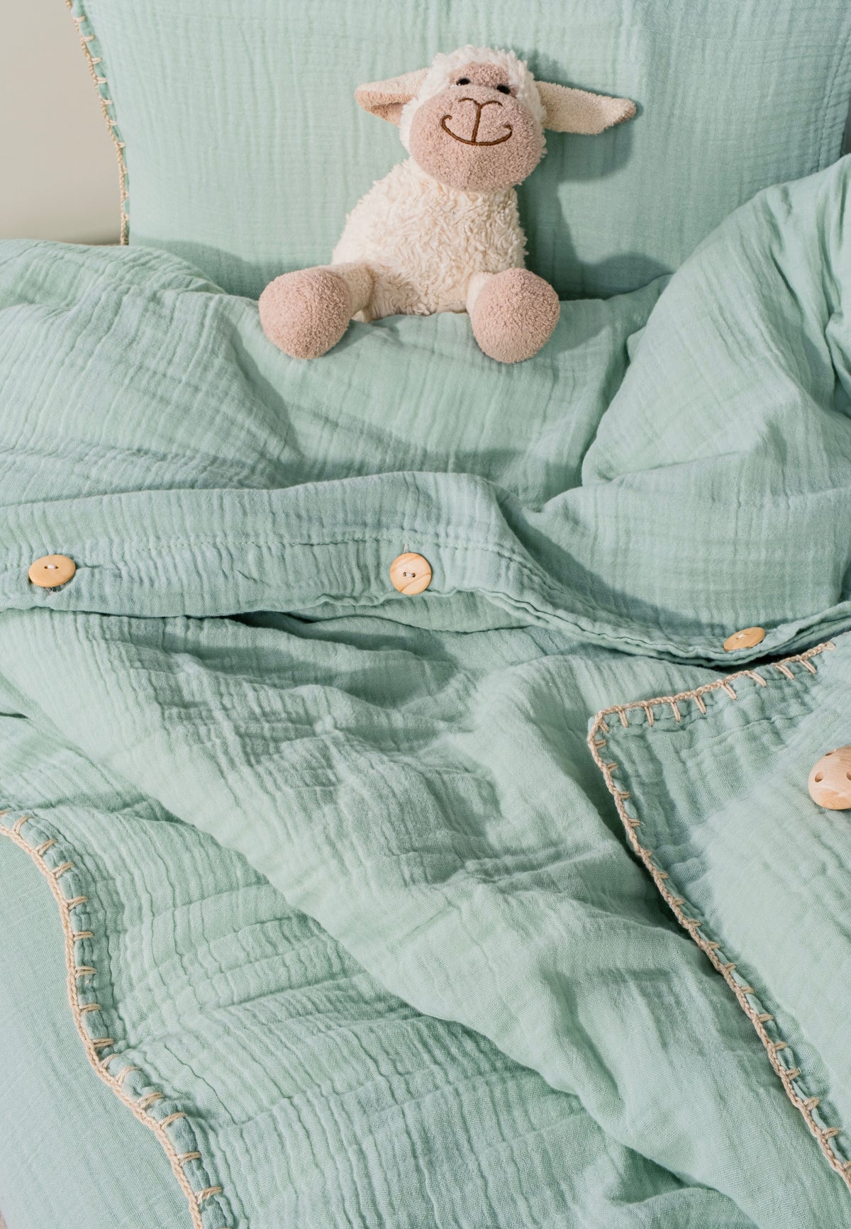 luxury aqua baby bedding