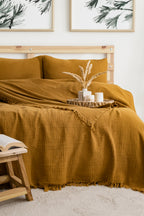 cotton throw blanket
