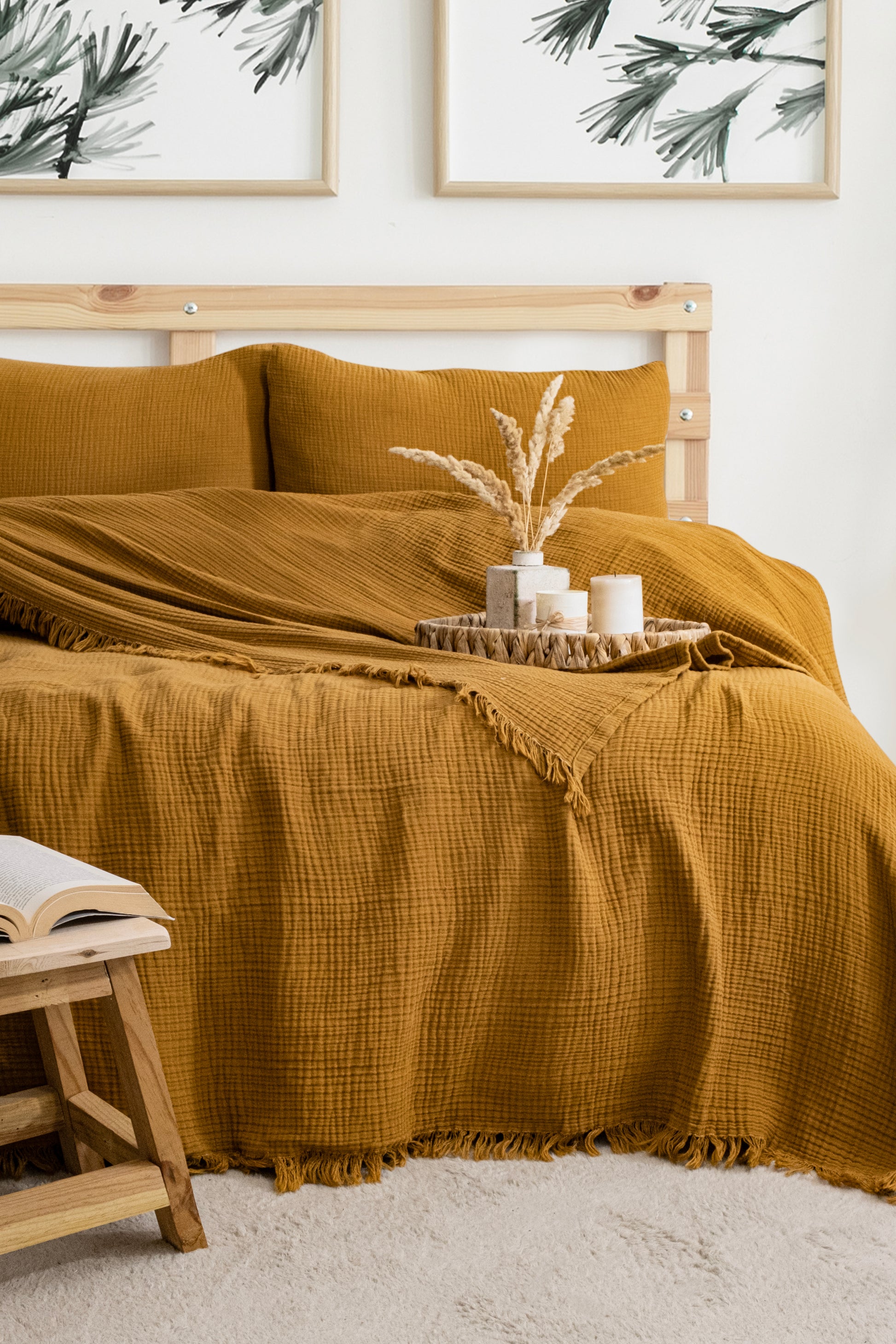 cotton throw blanket