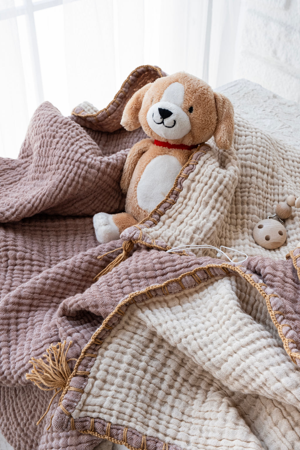 Super soft gauze swaddle baby blanket