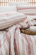 terra cotta cotton bedding set
