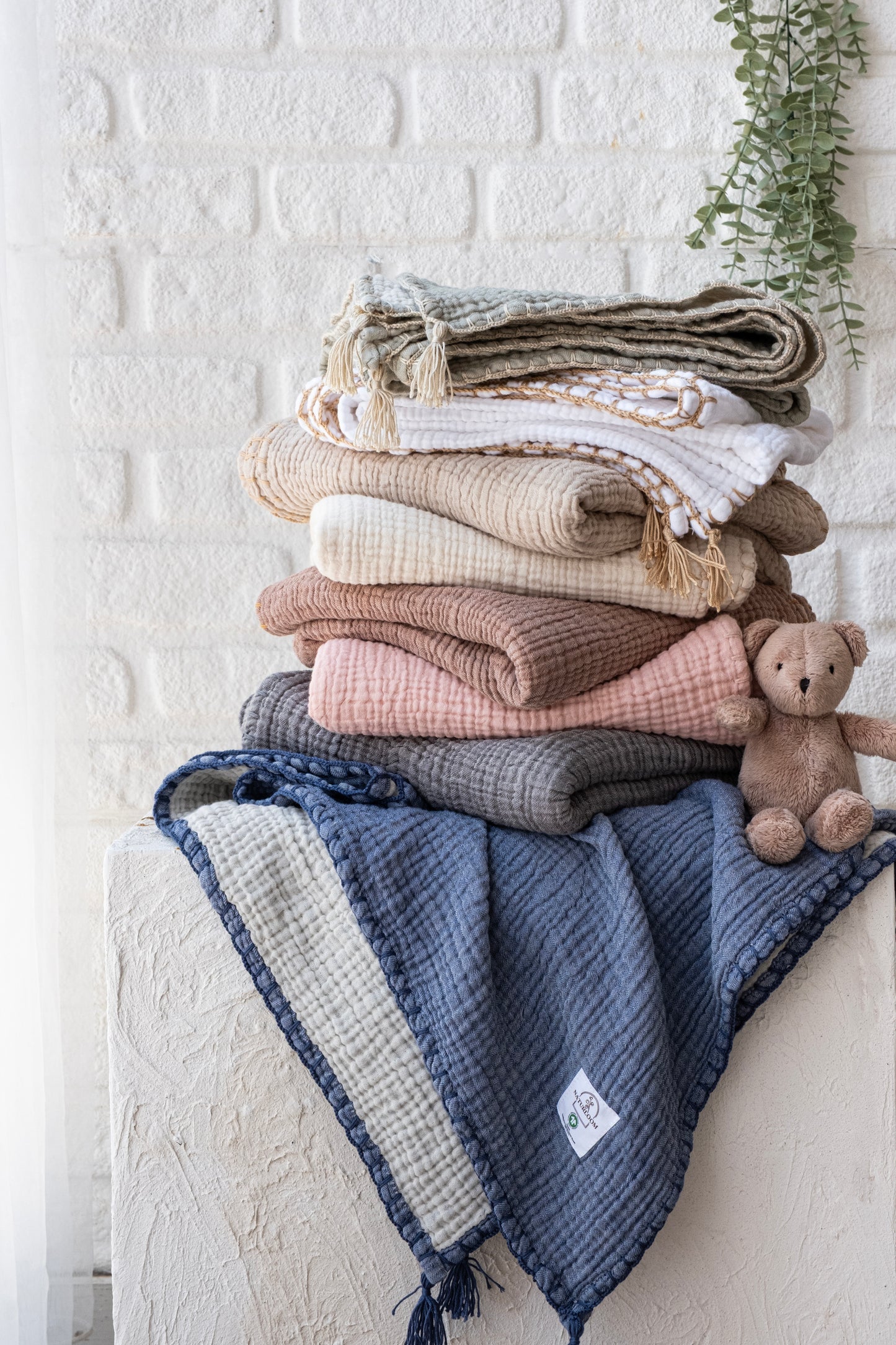 Luxury muslin swaddles
