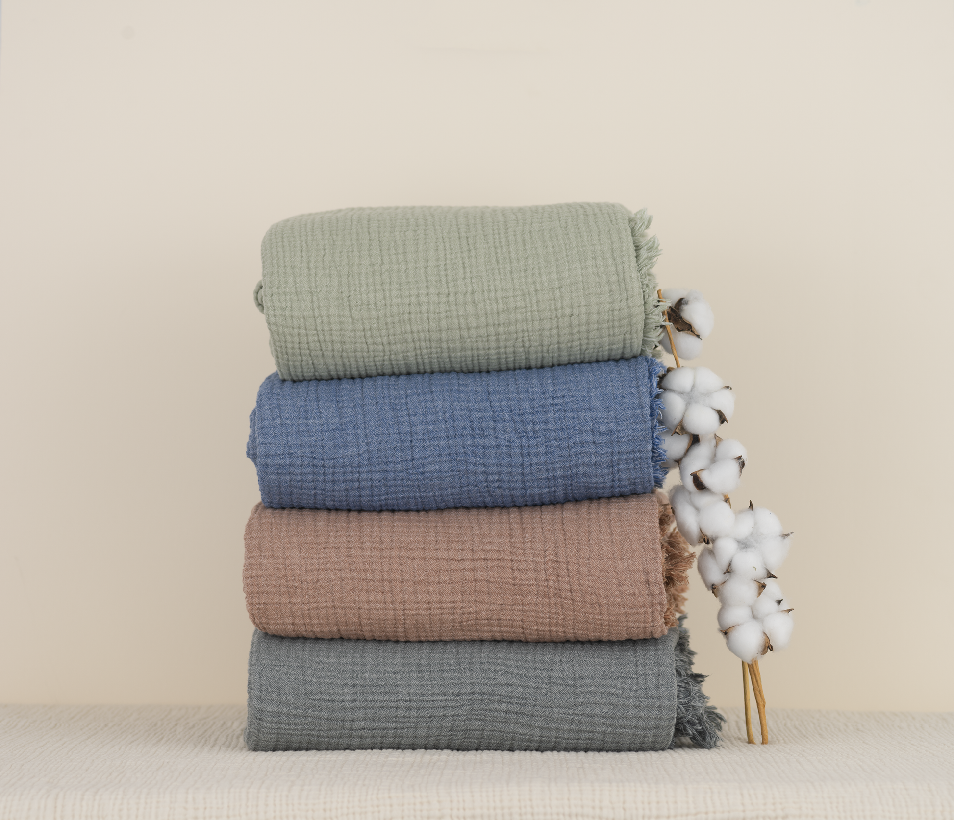 Muslin king blanket