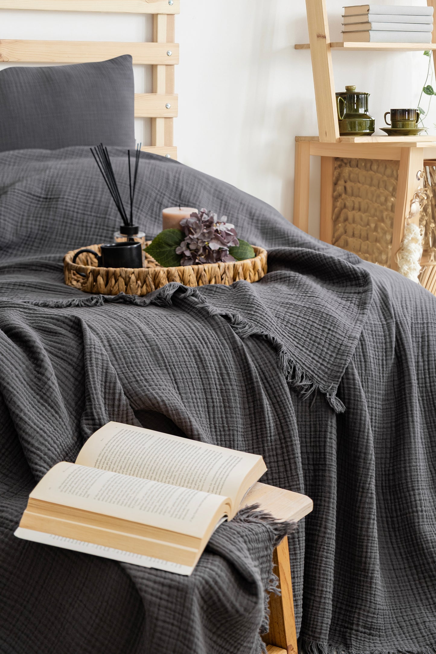 muslin throw blanket 