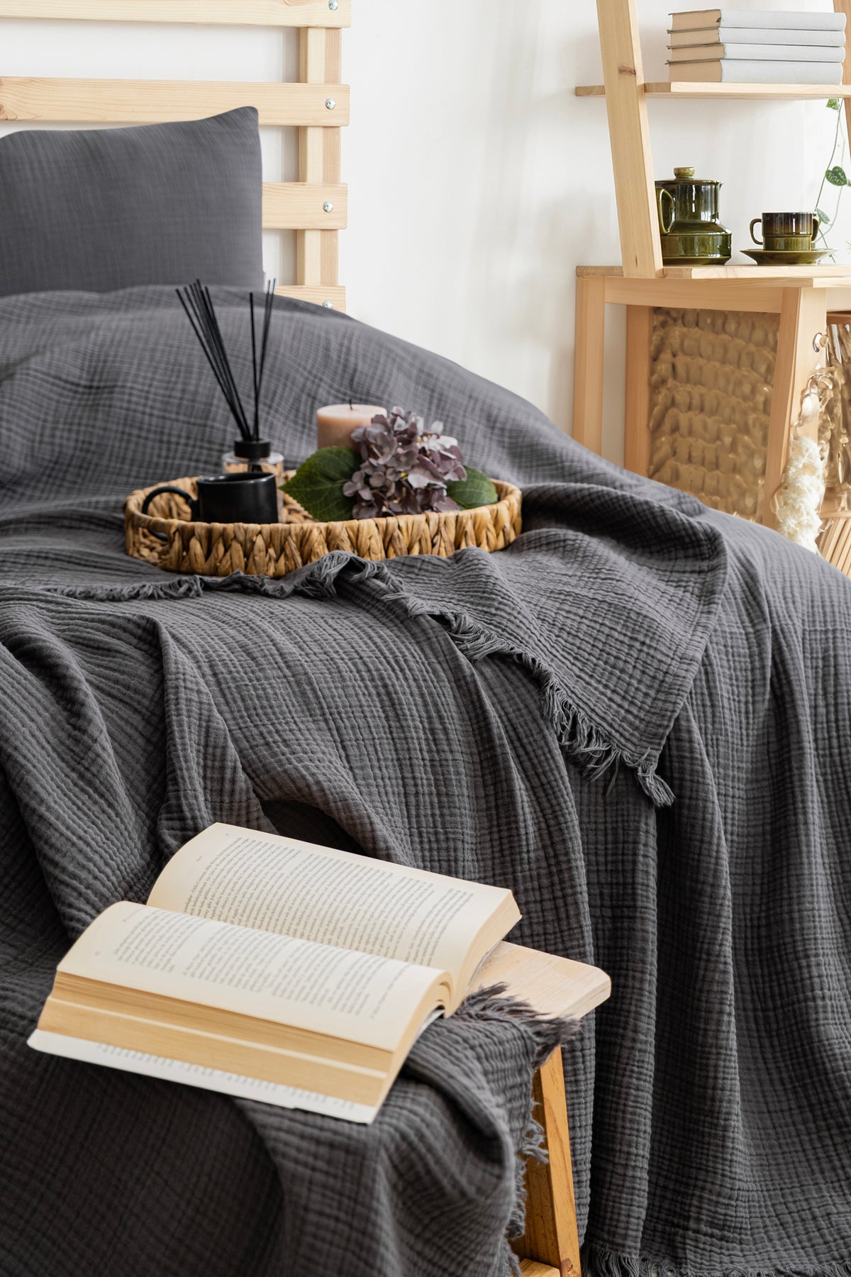 muslin throw blanket 