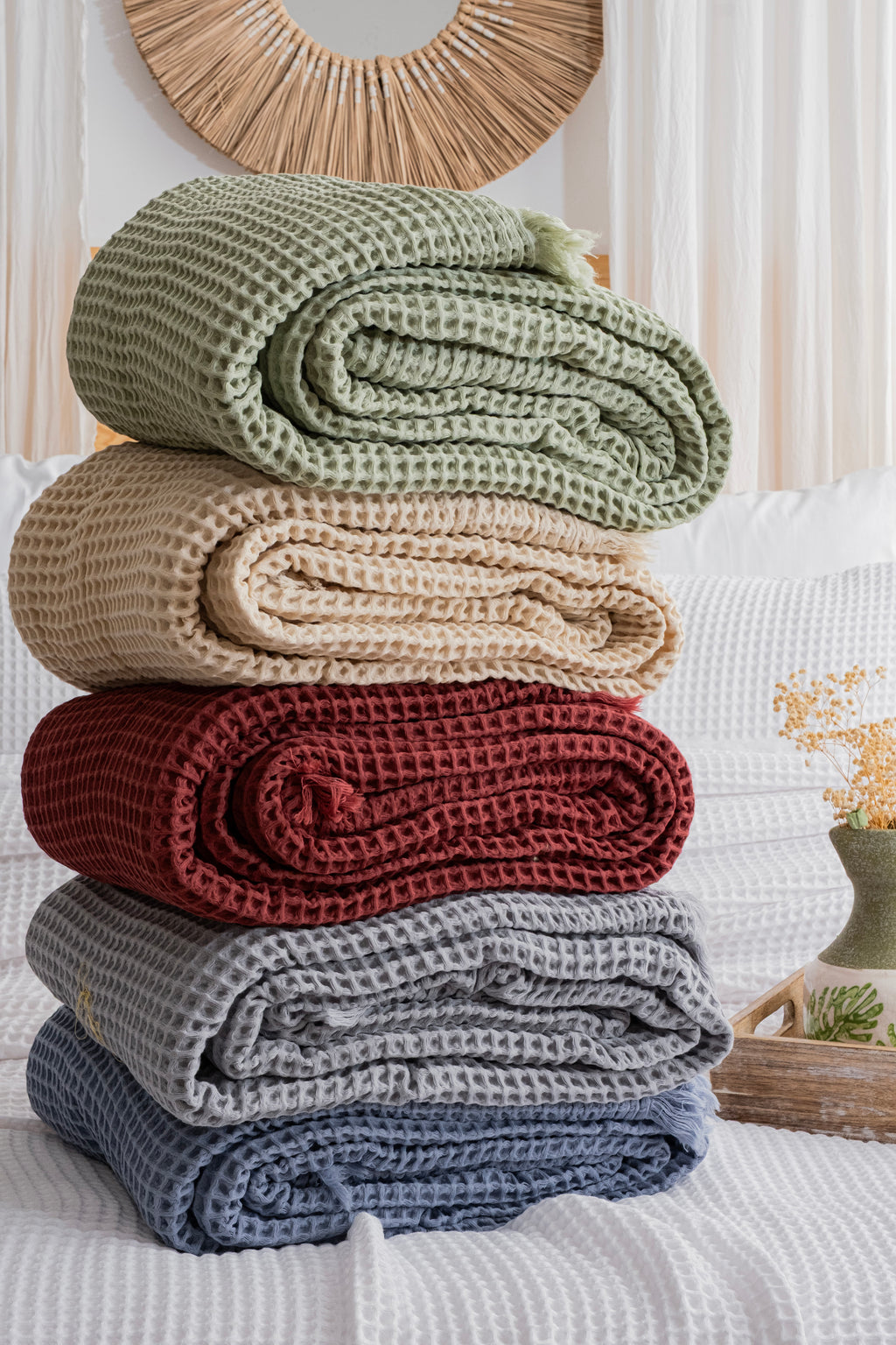 organic cotton bedspread king size blanket