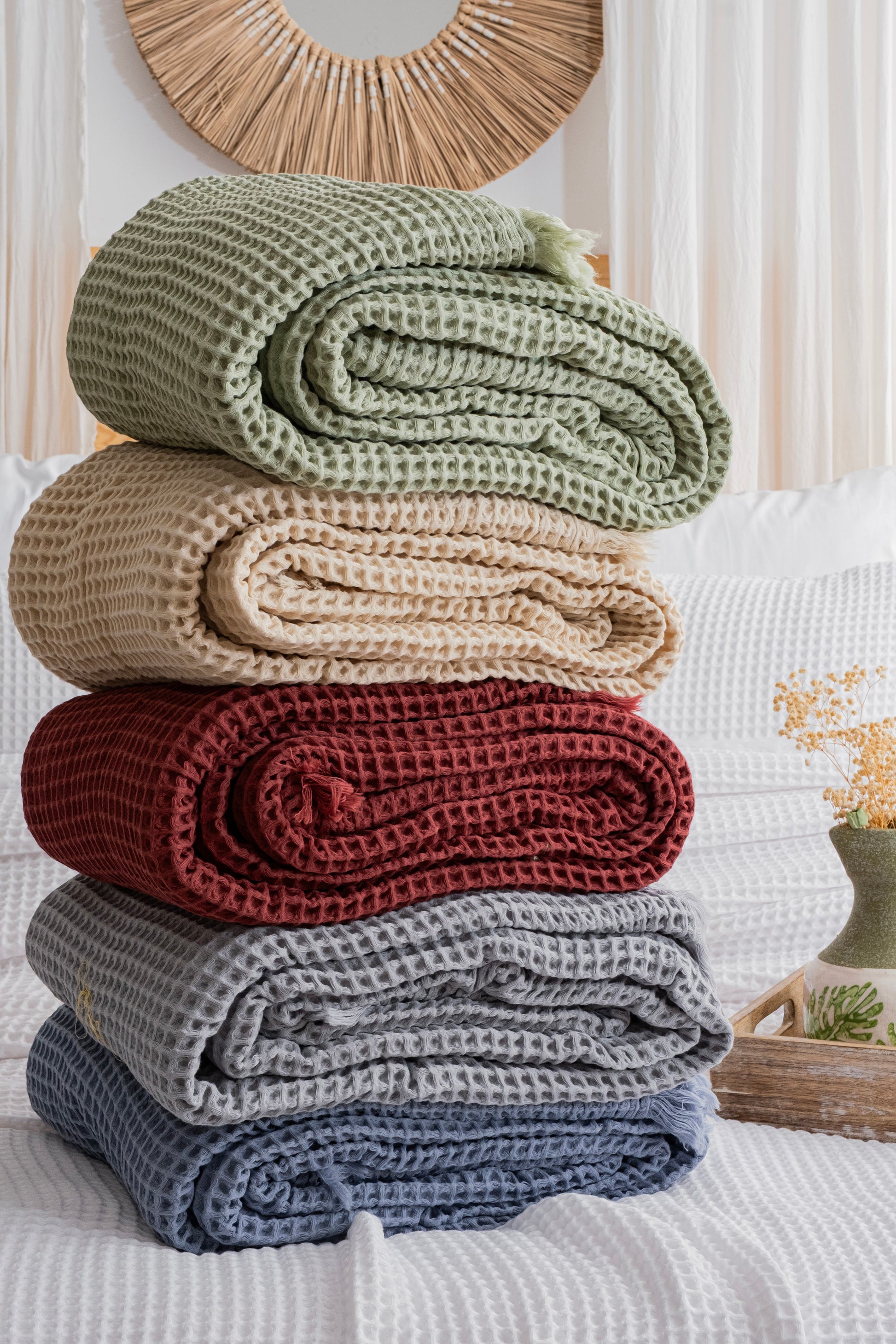 organic cotton bedspread king size blanket