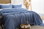 gots certified organic waffle bedding set