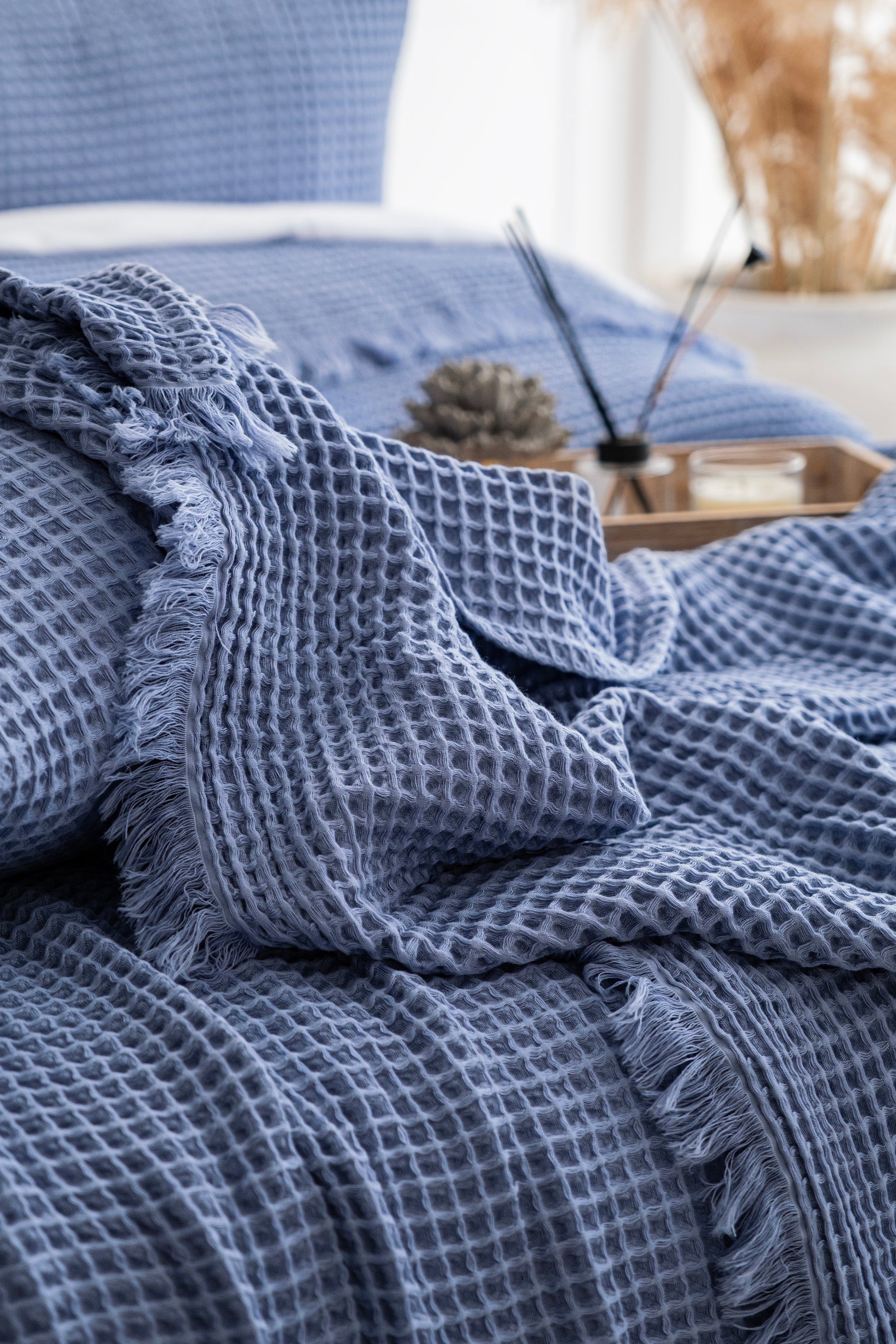 soft organic cotton blanket for home