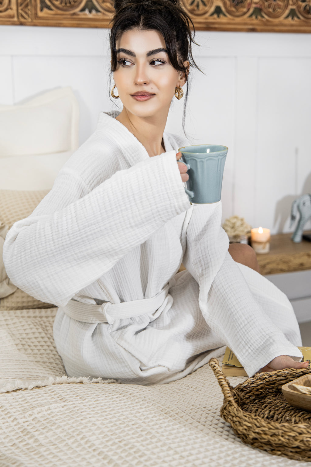 cotton bath robe