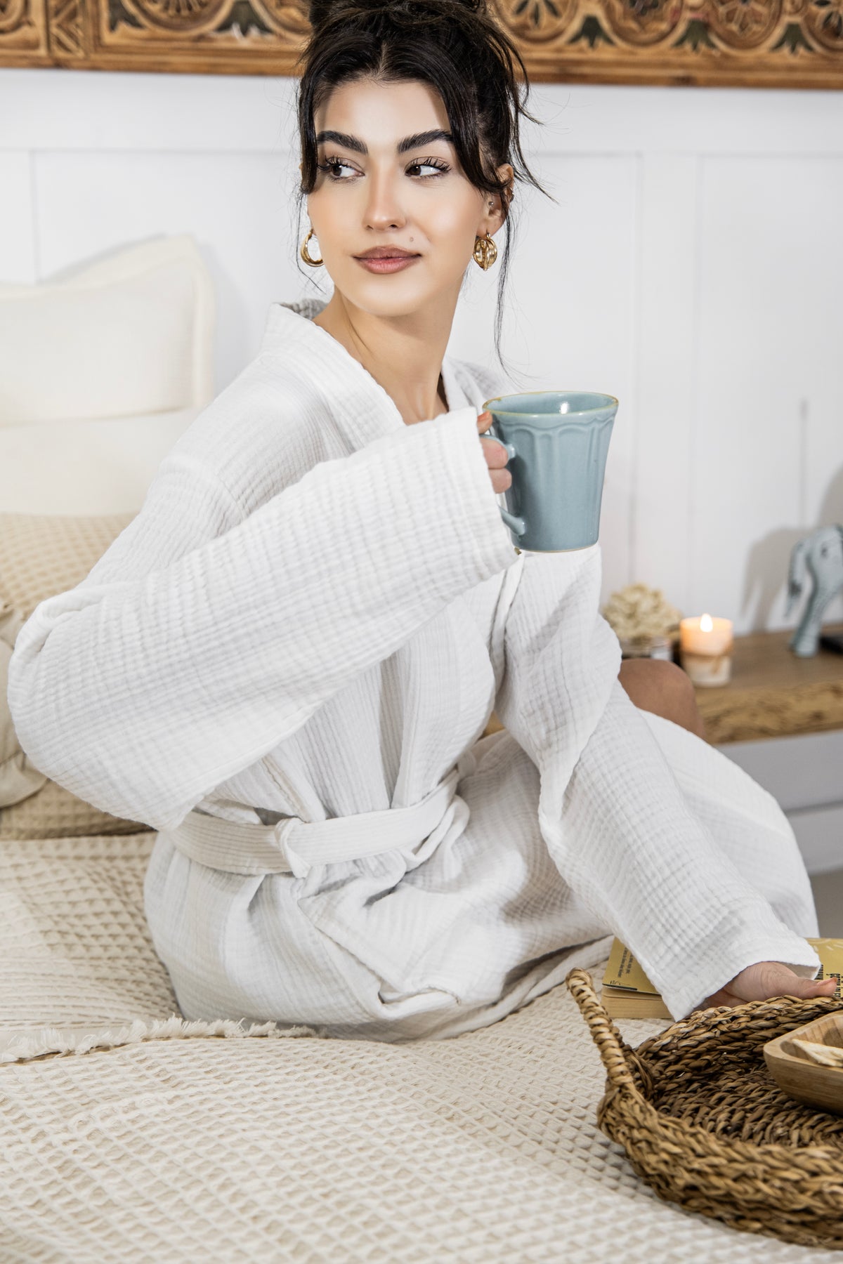 cotton bath robe
