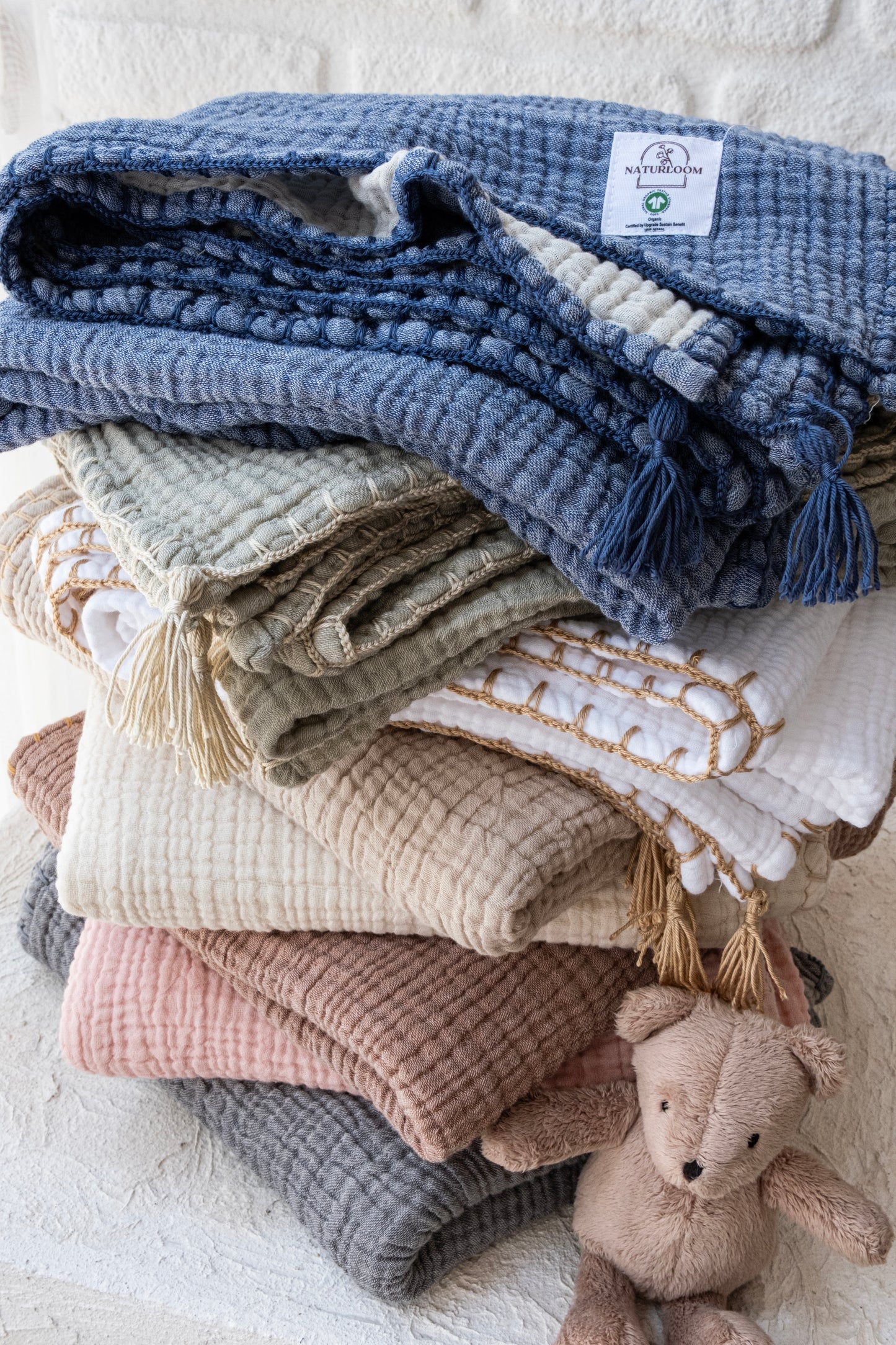 breathable cotton baby swaddle