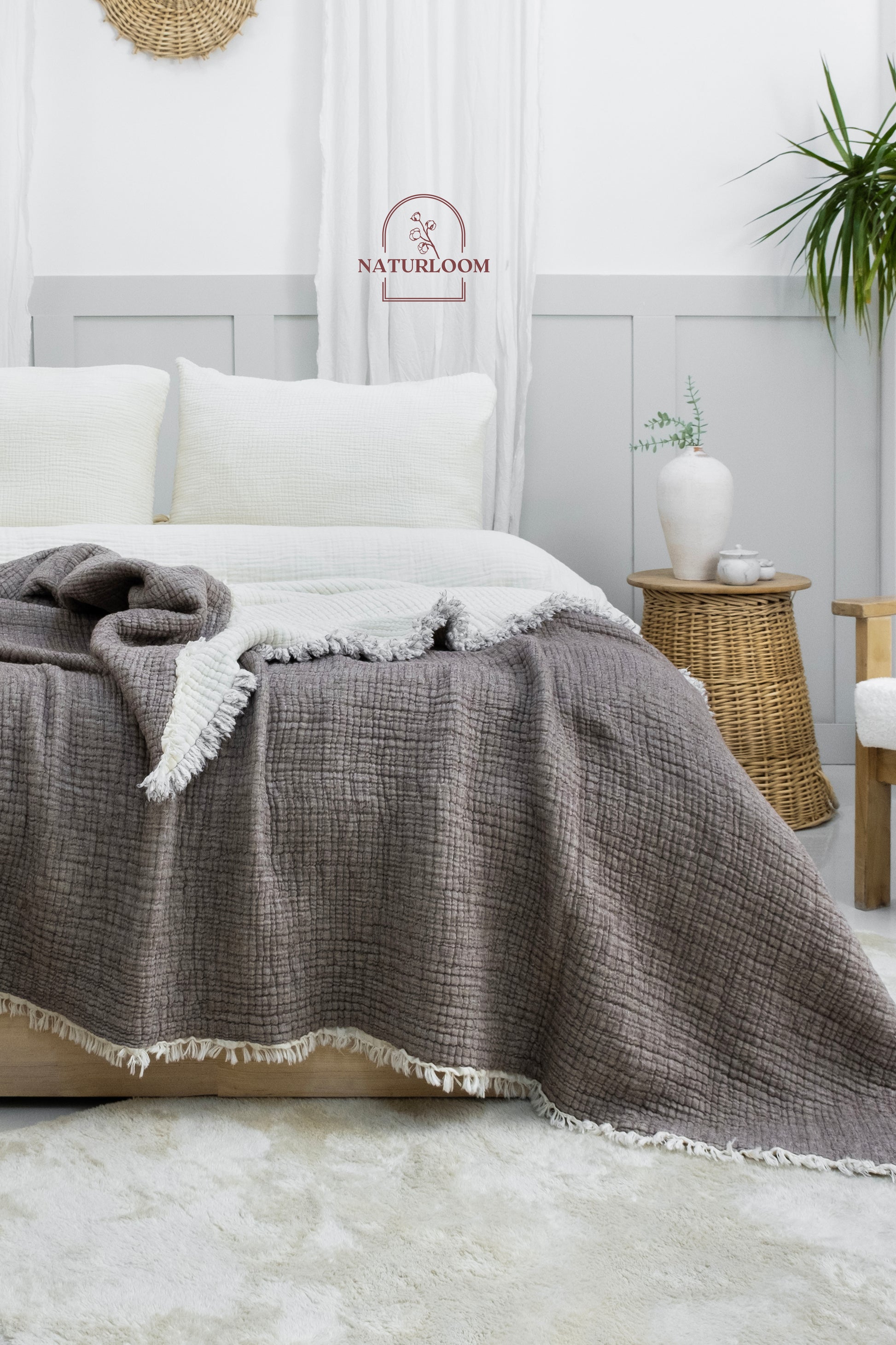 soft organic cotton blanket