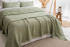 naturloom organic waffle blanket bedding